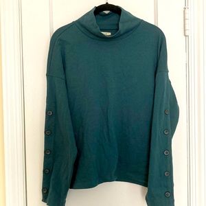 Button sleeve Madewell turtleneck